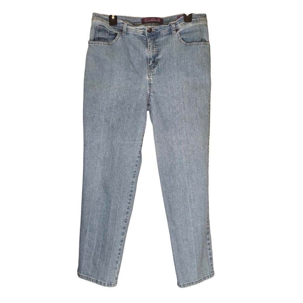 Gloria Vanderbilt jeans Amanda Light Wash size 14